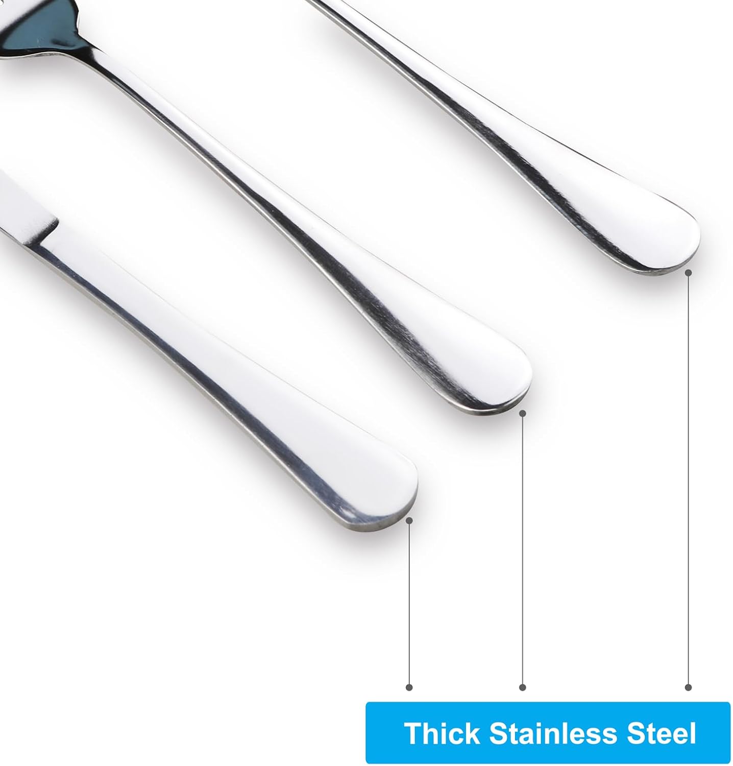 Travel Utensils With Case, Stainless Steel Reusable Portable Utensils Set With Case, Lengnoyp Travel Silverware Set - Image 7